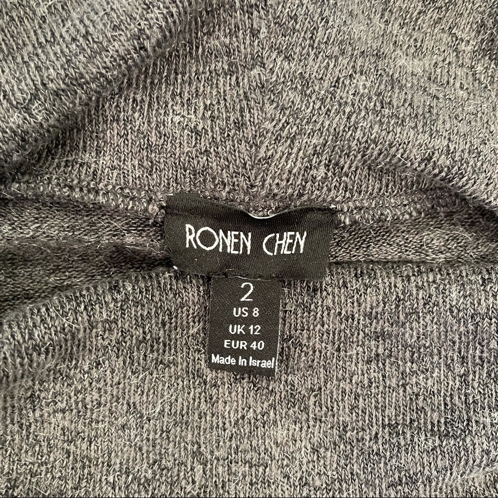Ronen Chen turtle neck gray sweater - Picture 9 of 12
